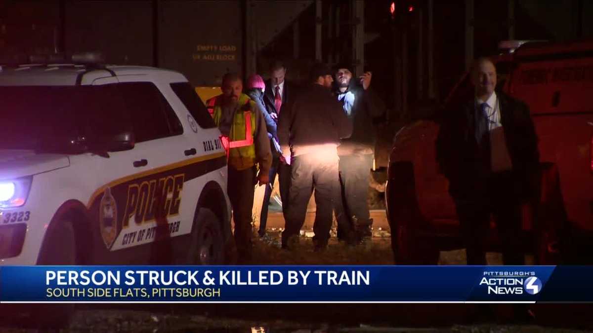 Pedestrian dies after being struck by train in Pittsburgh's South Side ...