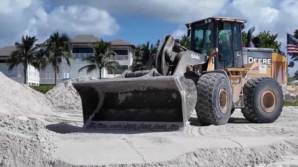 $8M project brings tons of sand to 3.5 miles of Naples beach - WBBH