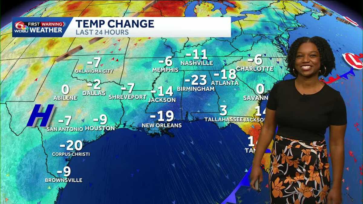 Waking up a lot colder Thursday, weekend warmup still expected in your New Orleans forecast
