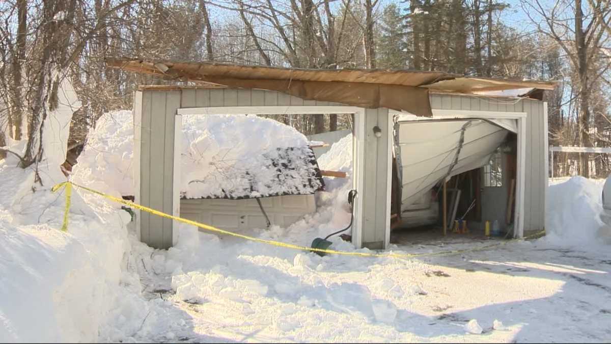 Massachusetts woman survives garage collapse