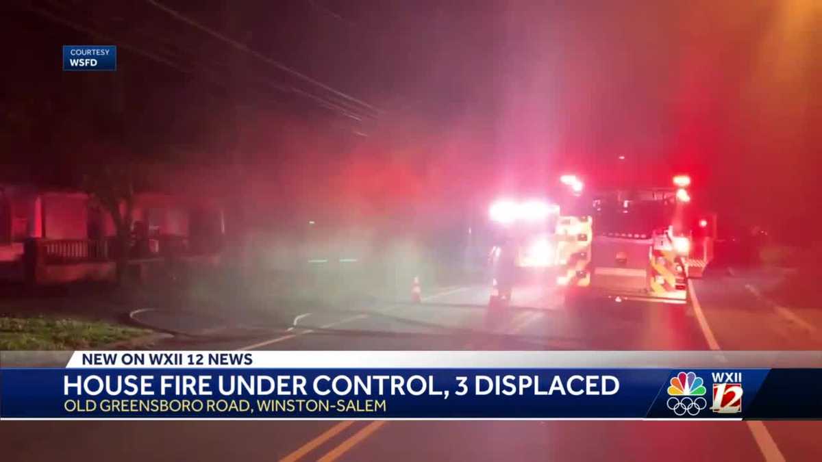 Three people in temporary housing after Winston-Salem house fire