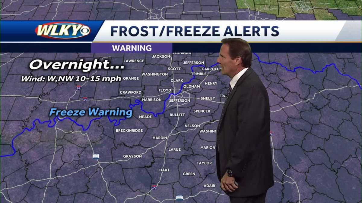 Chilly weather through midweek