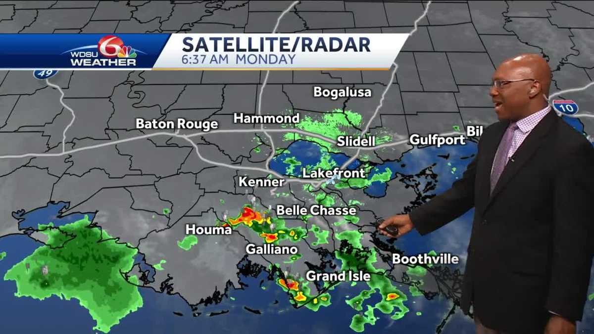 Heavy Scattered Showers Expected For New Orleans Area