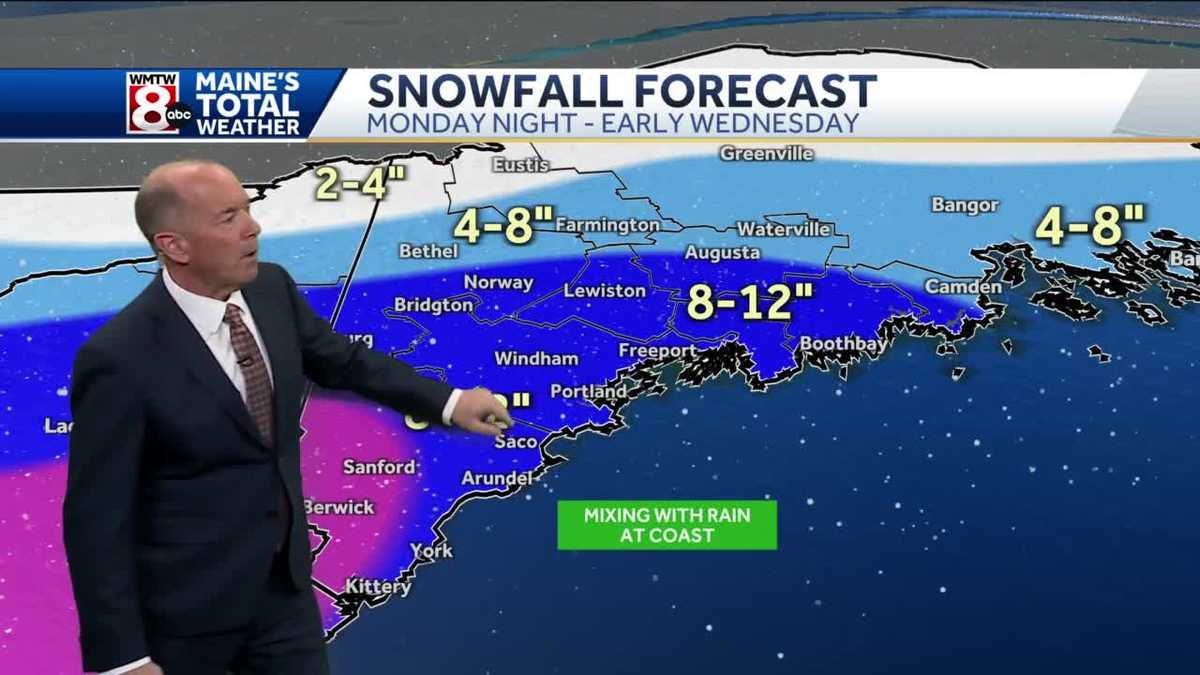 Winter storm warning issued ahead of Tuesday’s storm