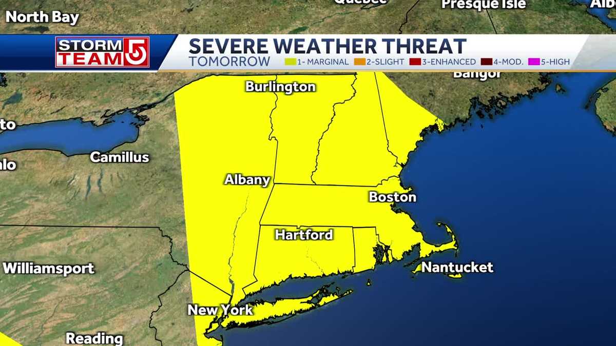 Video: Severe weather threat to start work week