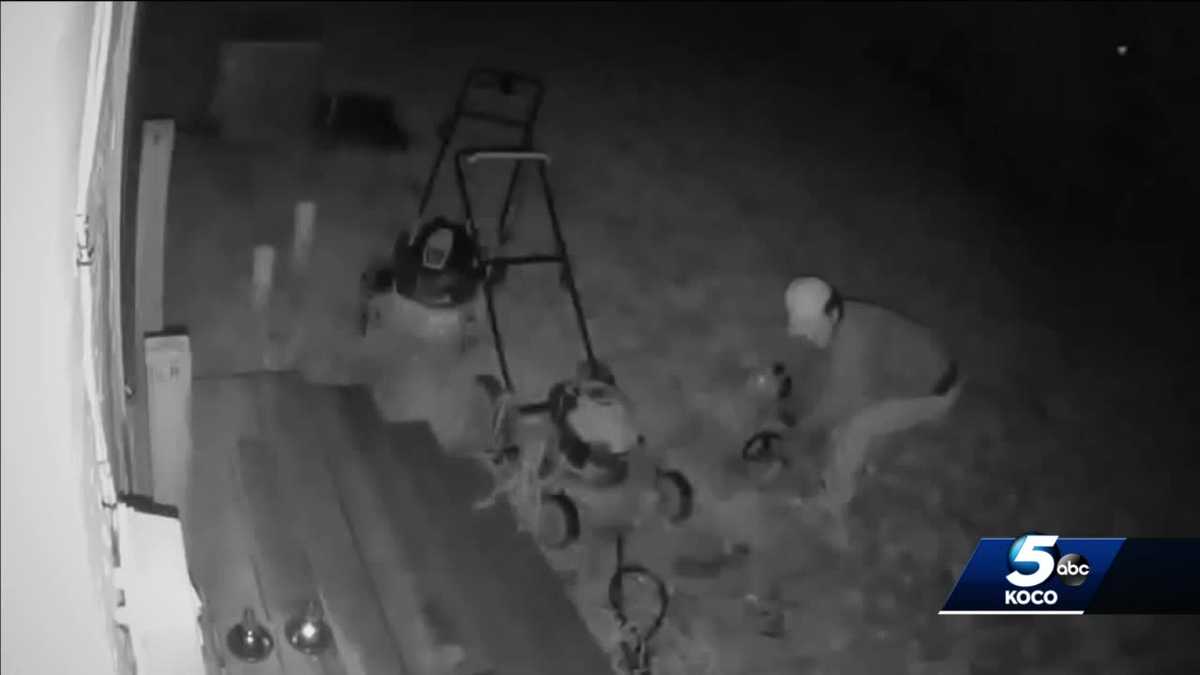 Man caught on camera stealing single father's lawn equipment from home ...