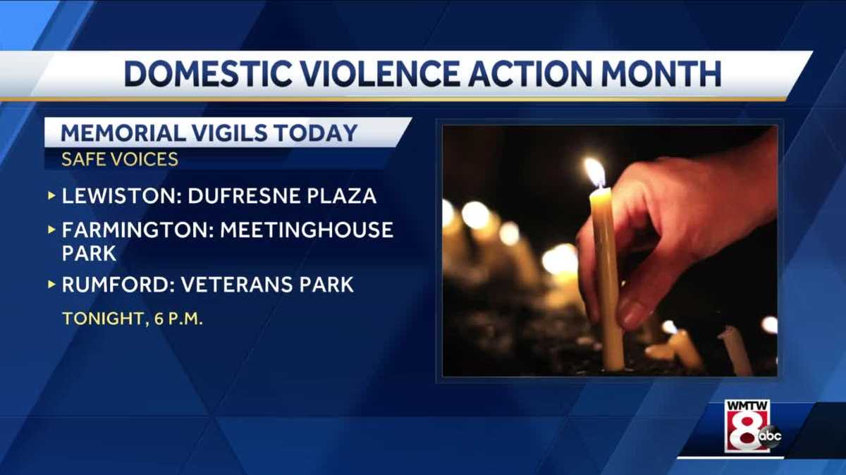 Memorial vigils held today for Domestic Violence Action Month