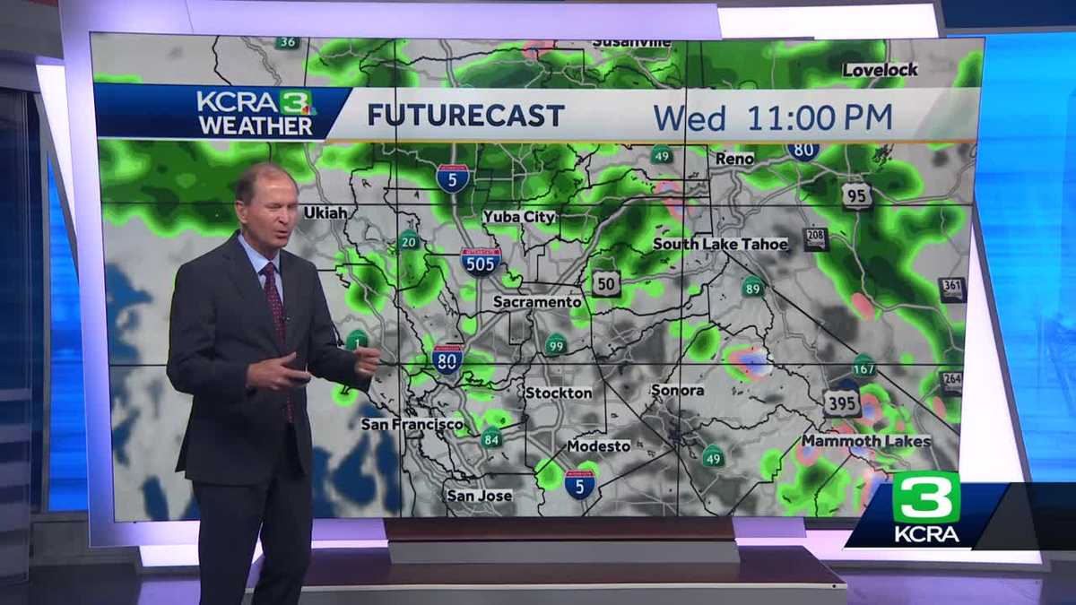 Rain throughout next couple of days possible
