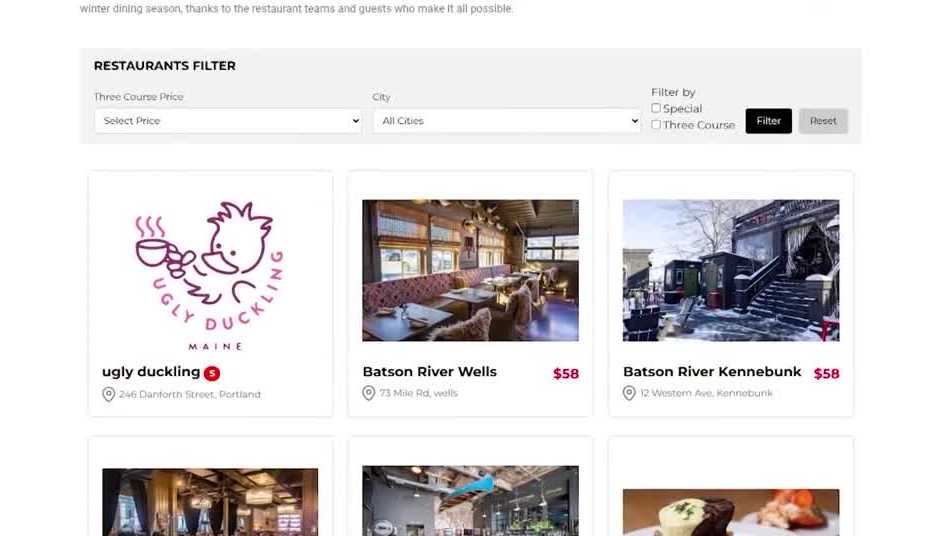 Maine Restaurant Week begins this weekend