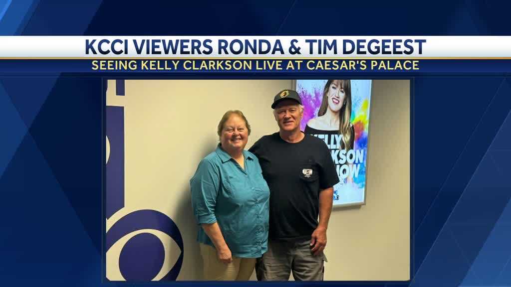 KCCI contest winners head to Las Vegas for Kelly Clarkson show