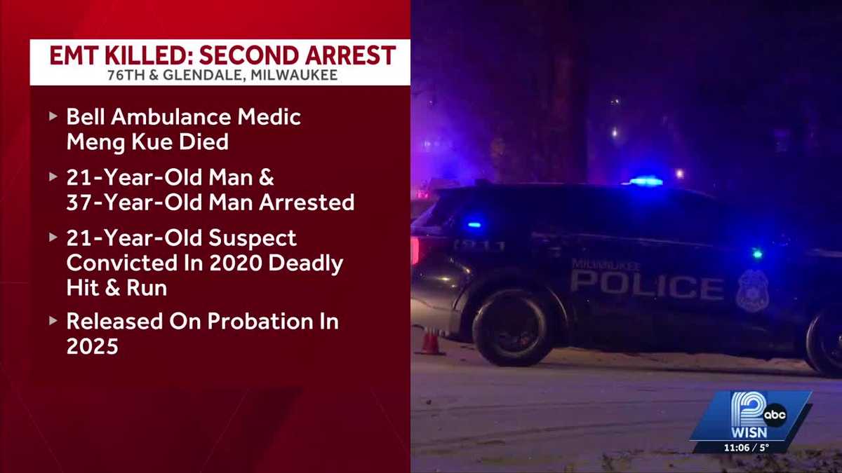 Second arrest made in Milwaukee hit-and-run that killed EMT