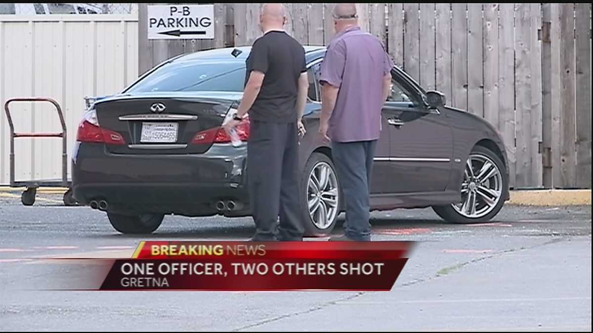 Police Gretna officer, 2 others shot near Westbank Expressway, Claire