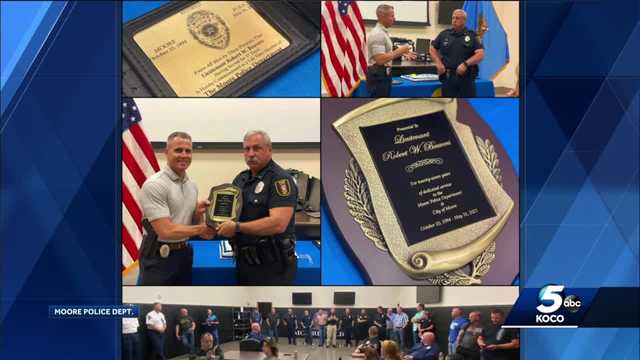Moore Police Department honors lieutenant retiring after 27 years of service - Vimarsana News