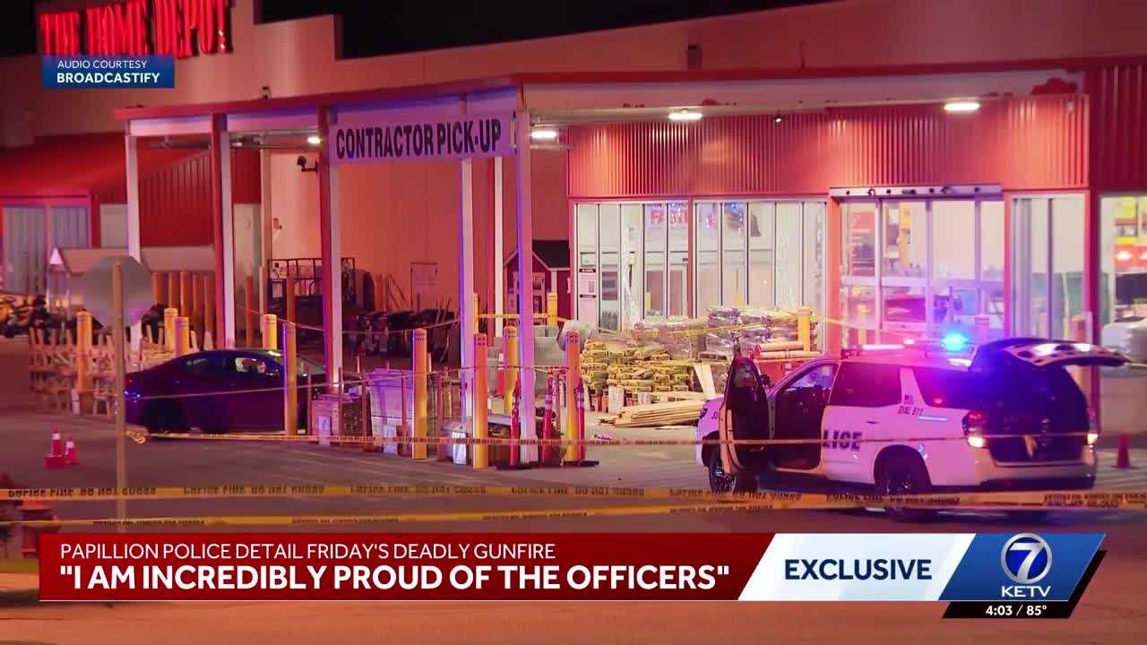 'Incredibly proud of the officers': Papillion, La Vista police chiefs detail Friday's deadly gunfire
