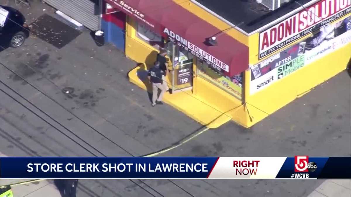 Store clerk shot in Lawrence robbery, police say