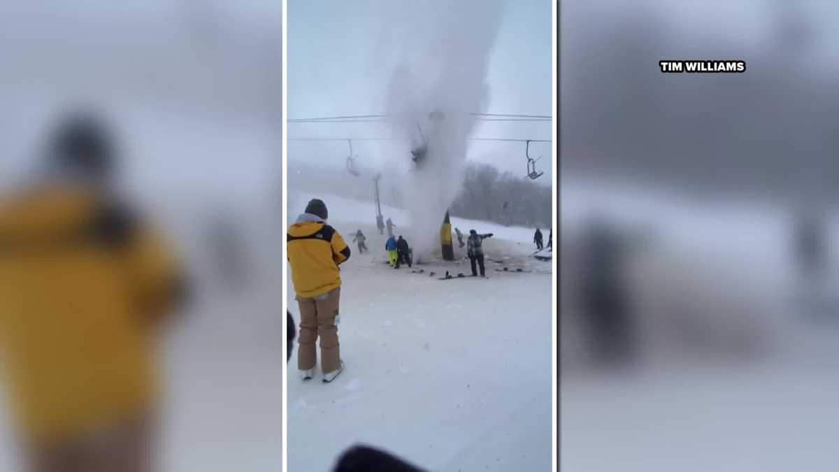 2 hospitalized after water line breaks at NC ski resort