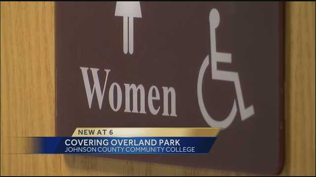 Man captured after bathroom-peeping incident at JCCC