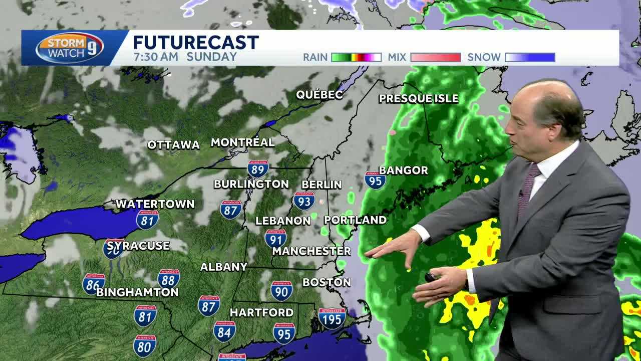 Video: Rain chances with some breaks over weekend