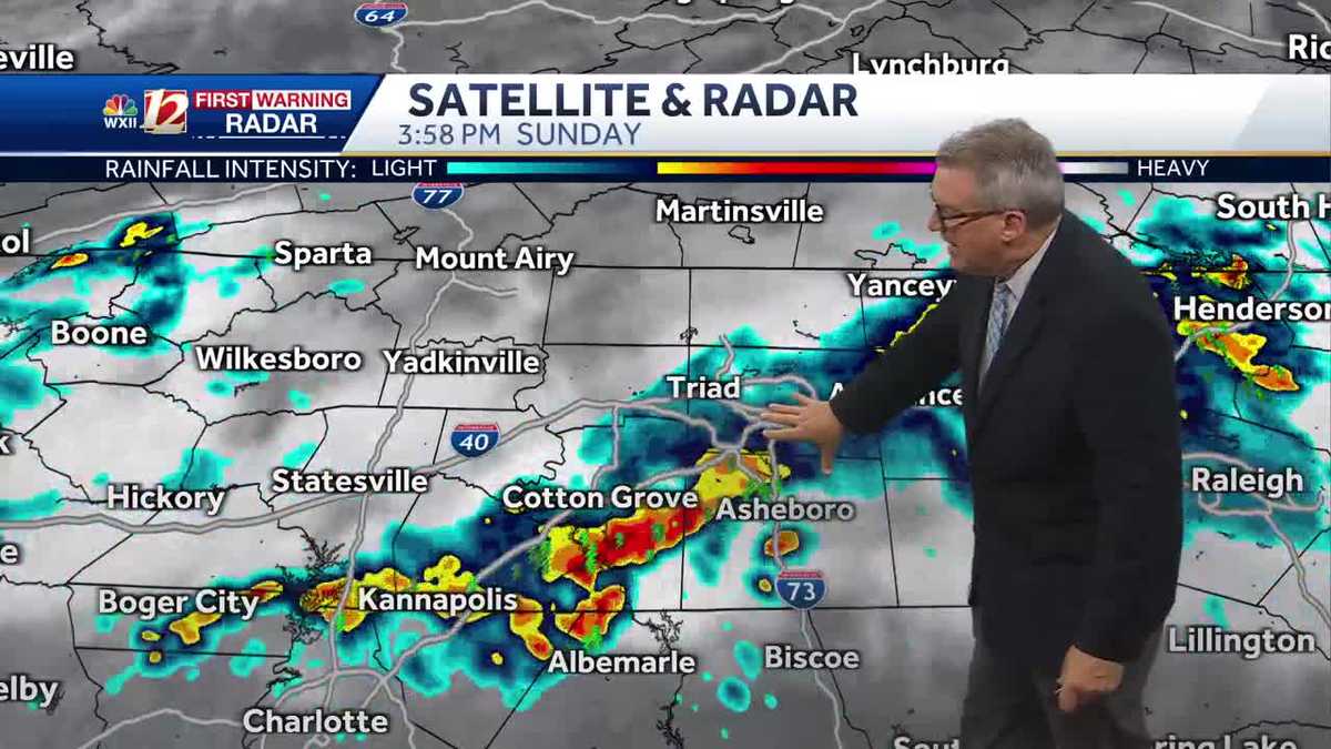 WATCH: Scattered summer storms continue
