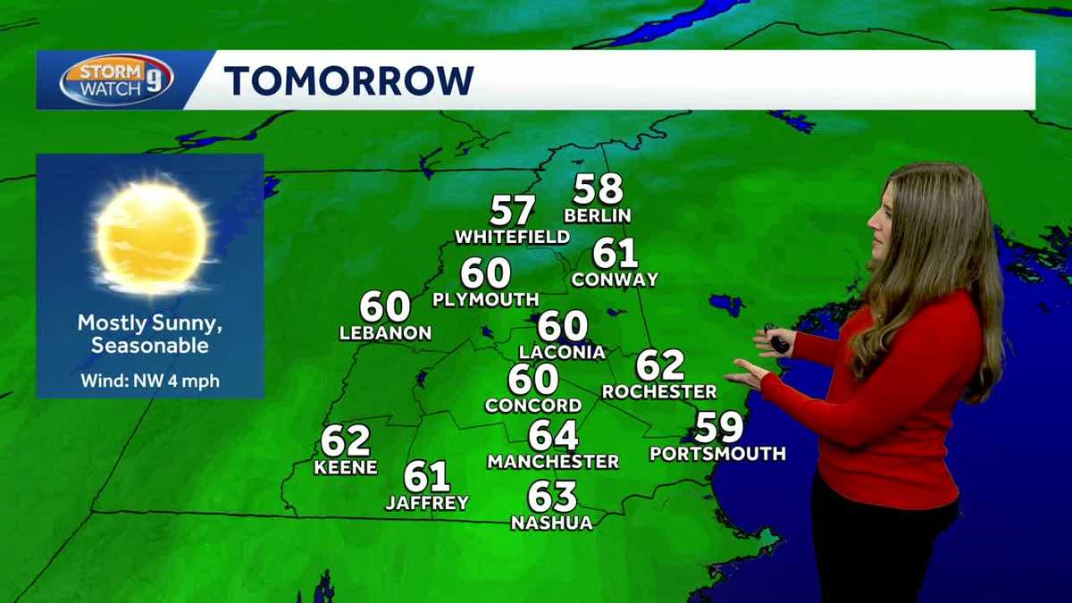 NH forecast video: Cold start to mild weekend - WMUR