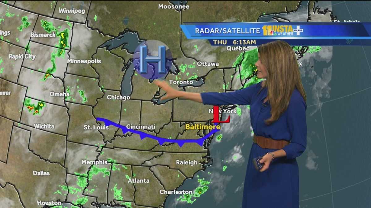 Warm but drier weather expected Thursday