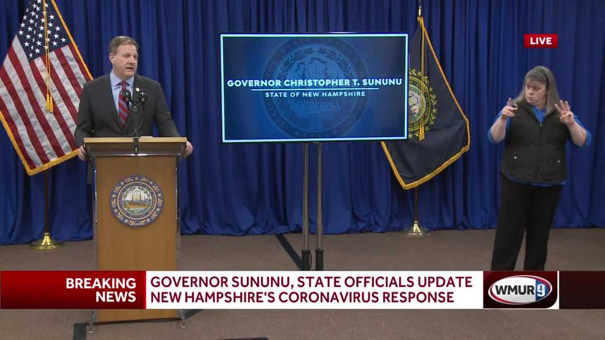 Full video: Governor holds latest COVID-19 briefing for New Hampshire ...