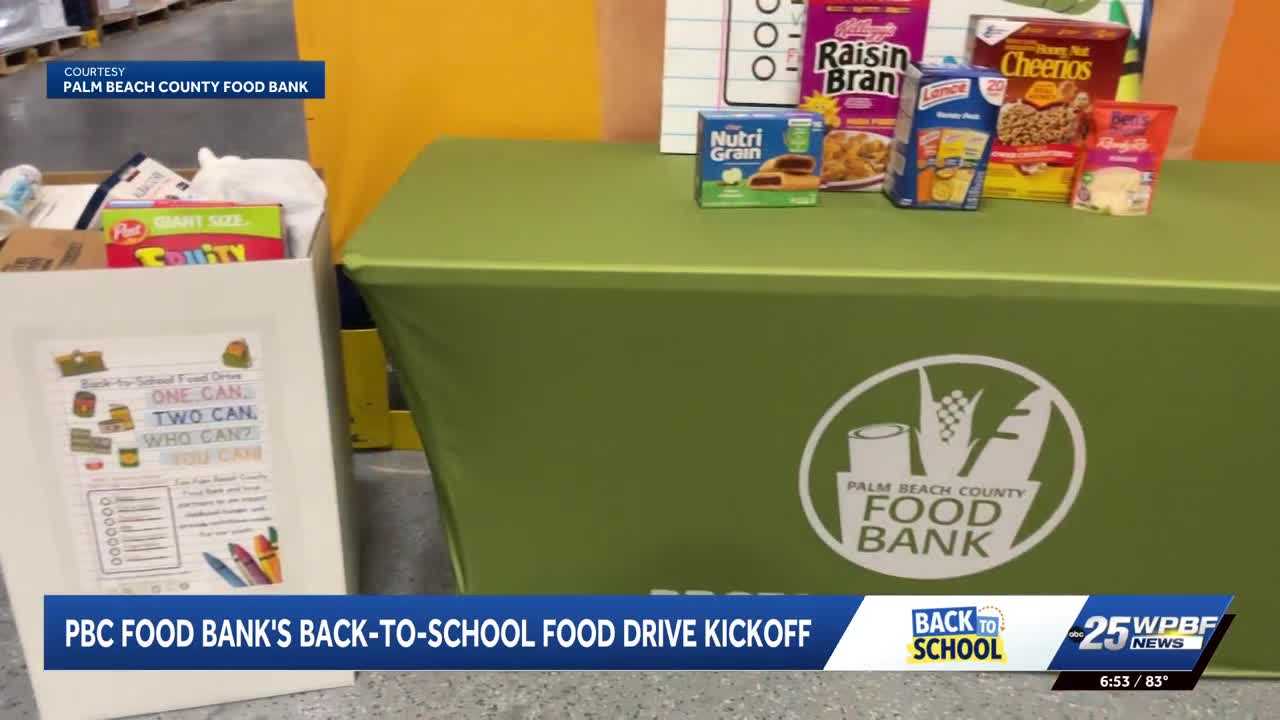 Palm Beach County Food Bank’s back-to-school drive needs your help. Donate through Aug. 31