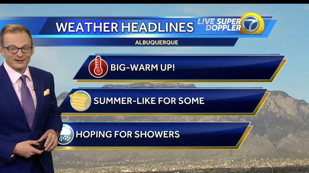 A big warm up is on the way!