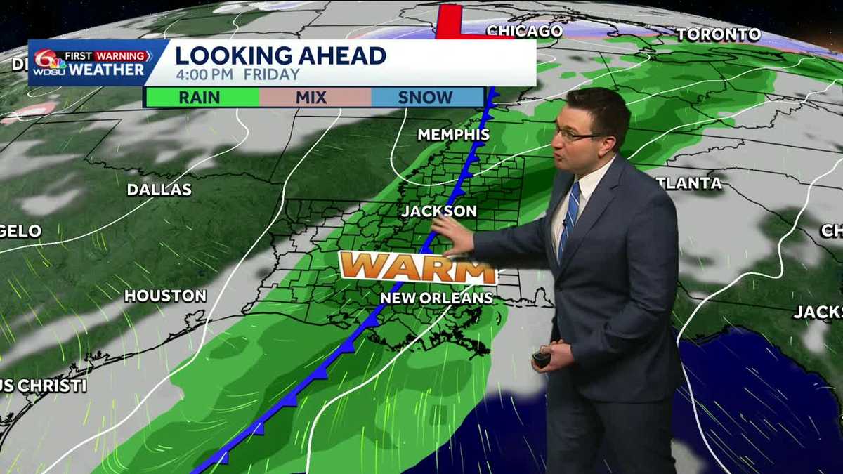 Warming back up during the week with cloudy skies