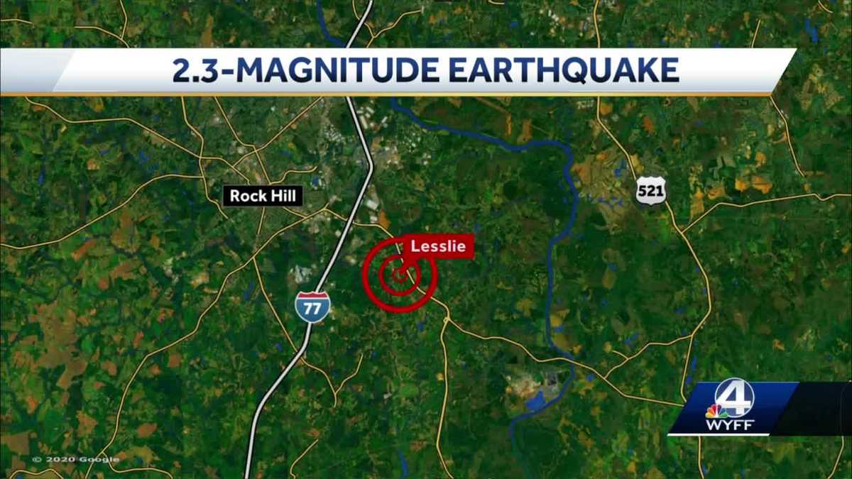 Small earthquake reported in South Carolina, USGS says