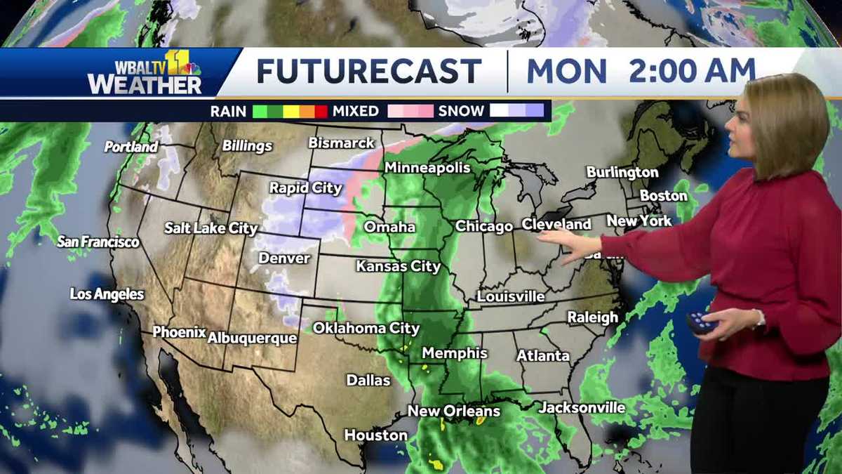 Ava's travel weather forecast