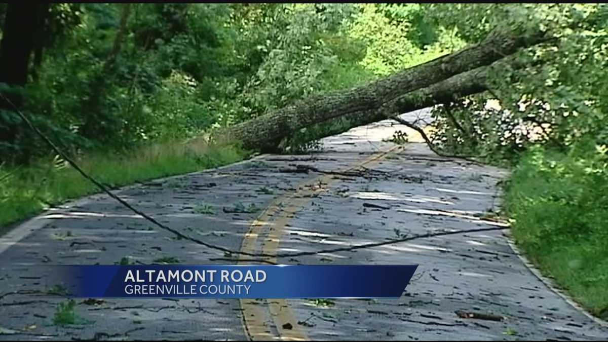 Greenville County storm damage