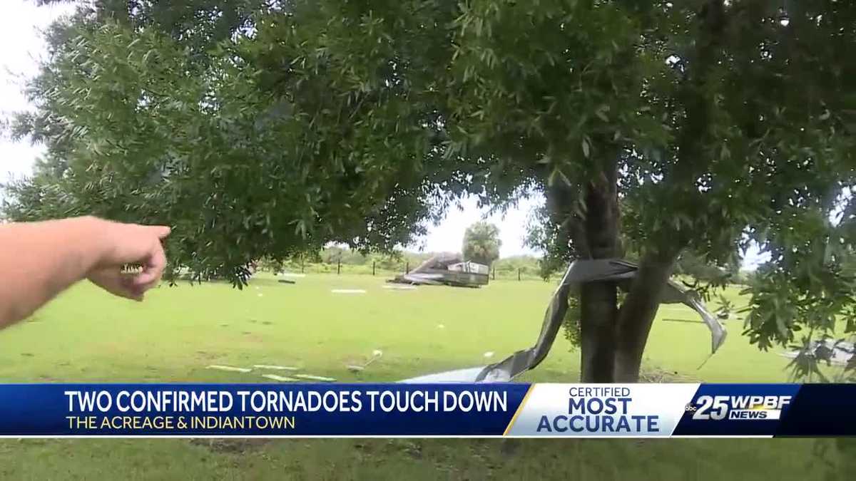 Two confirmed tornadoes touch down