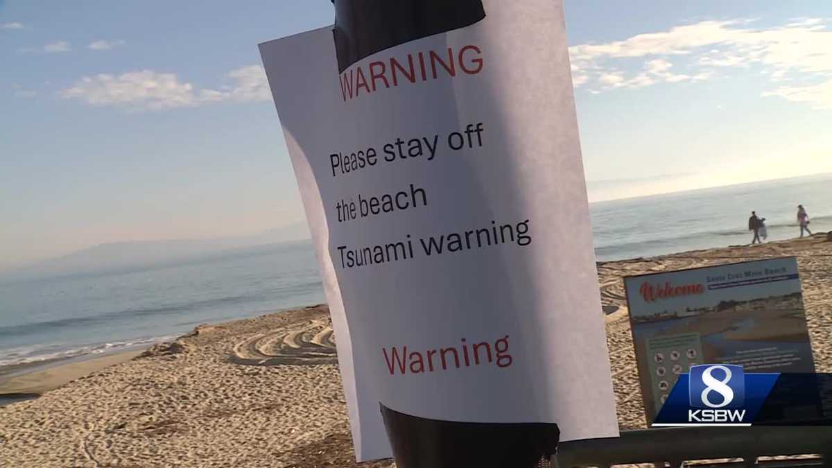 Tsunami warning santa cruz county