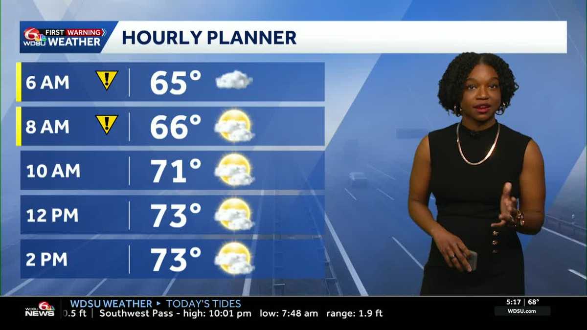 Impact Day: Dense Fog Advisory until 10 a.m. in Southeast Louisiana