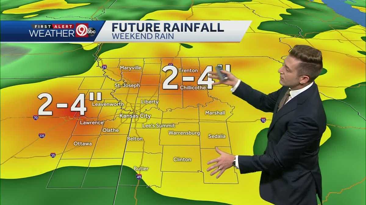 Chance for storms through the weekend starting Thursday afternoon
