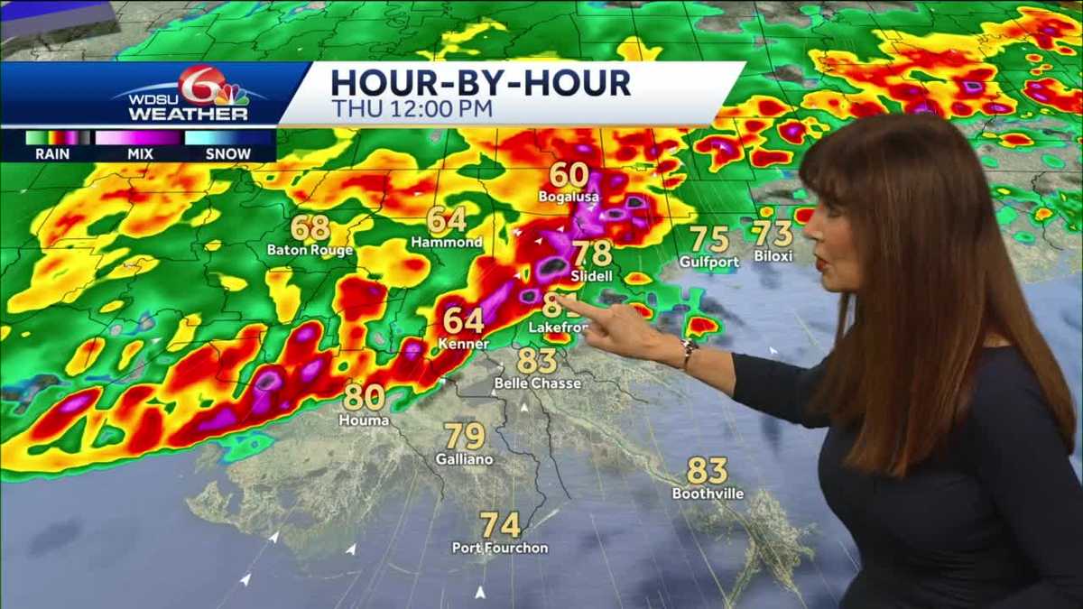 New Orleans Thursday forecast Jazz Fest forecast