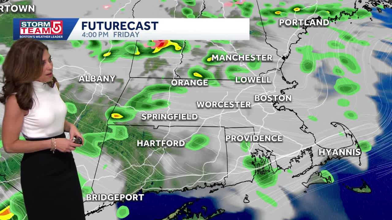 Video: Clouds building ahead of weekend rain