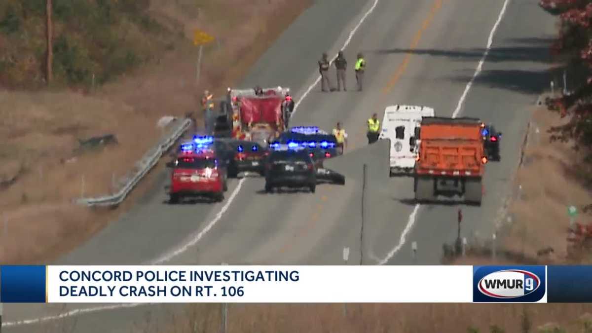 Deadly crash investigated in Concord, New Hampshire