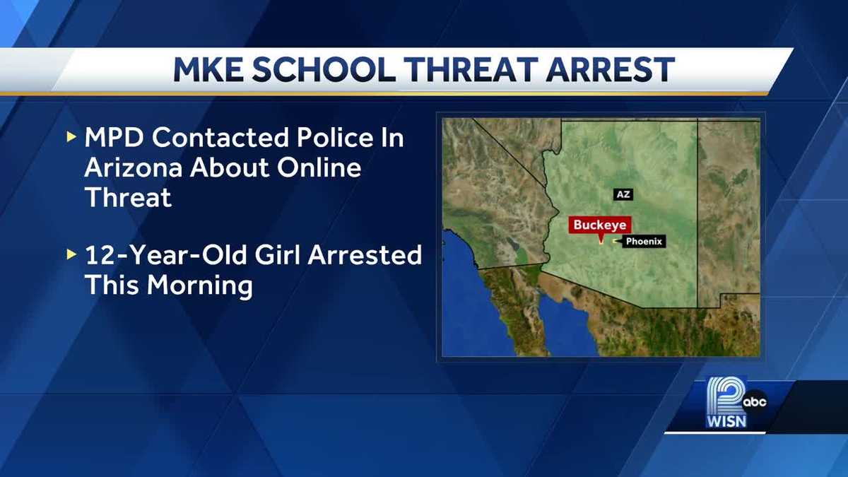 12-year-old arrested for threat at South Milwaukee school