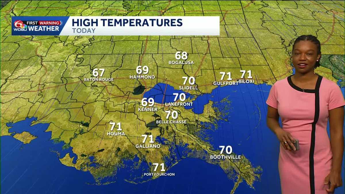 Chilly weather moving in just in time for Thanksgiving