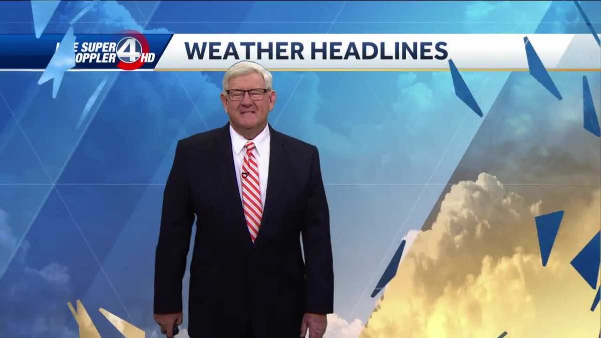 Videocast: Sunny today, rain Wednesday.