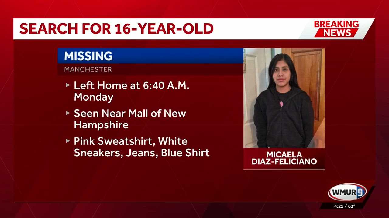 Manchester police ask for tips after girl never showed up to school Monday morning