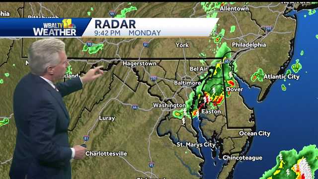 Maryland weather: Strong storms clear out of Baltimore
