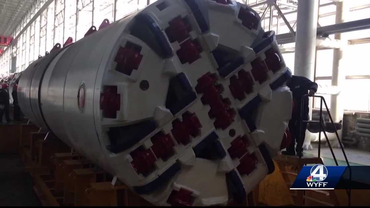 Greenville putting new sewage tunnel 100 feet below the city