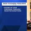 Hy-Vee kicks off back-to-school food drive to help local families