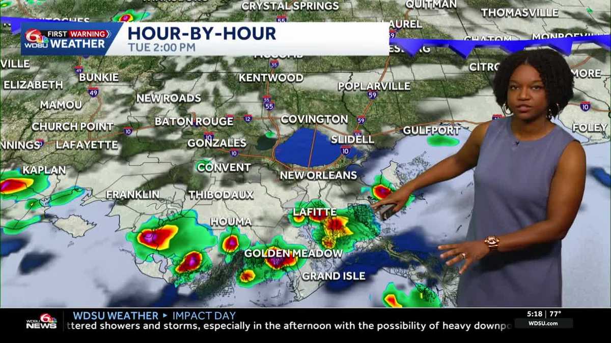 Impact Day: more rain and storms expected in your Tuesday afternoon ...