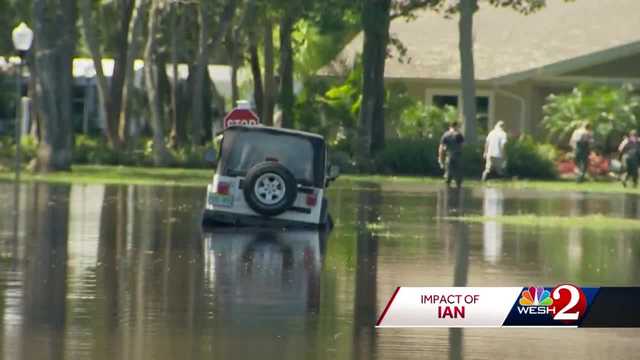 Rainfall totals from Hurricane Ian released