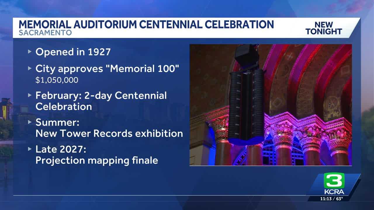 Sacramento’s Memorial Auditorium plans centennial celebration