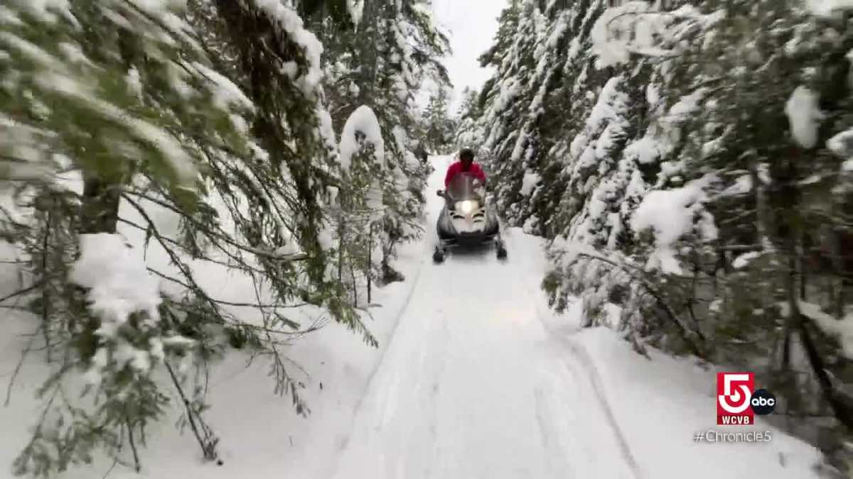 Leisurely and challenging winter recreation in Rangeley, Maine